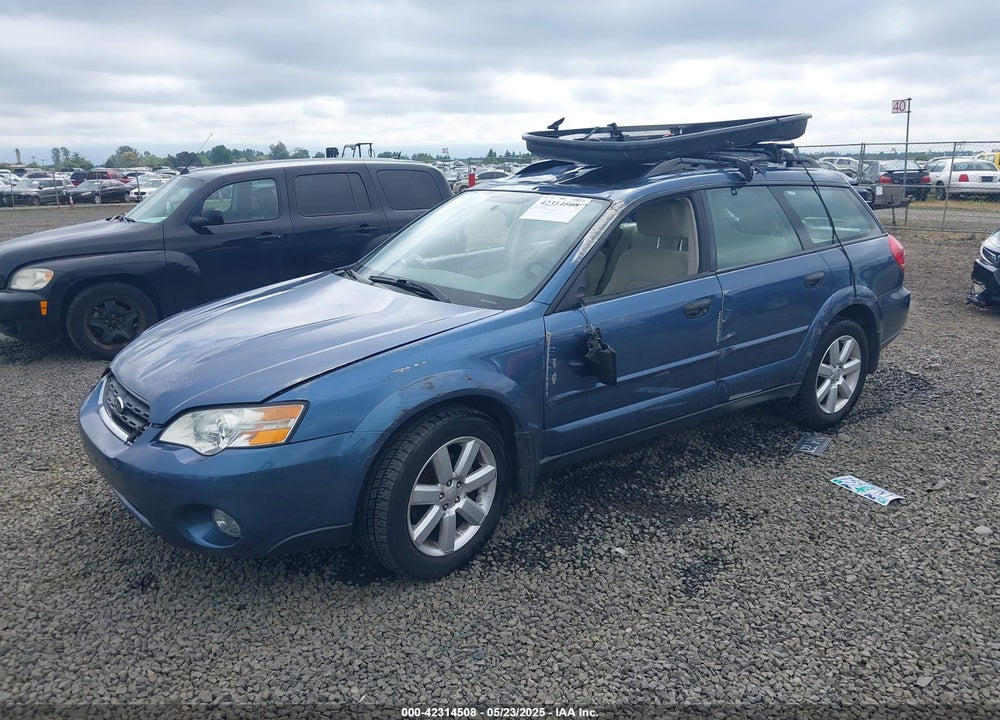 2006 SUBARU OUTBACK 2.5I VIN: 4S4BP61C366359845