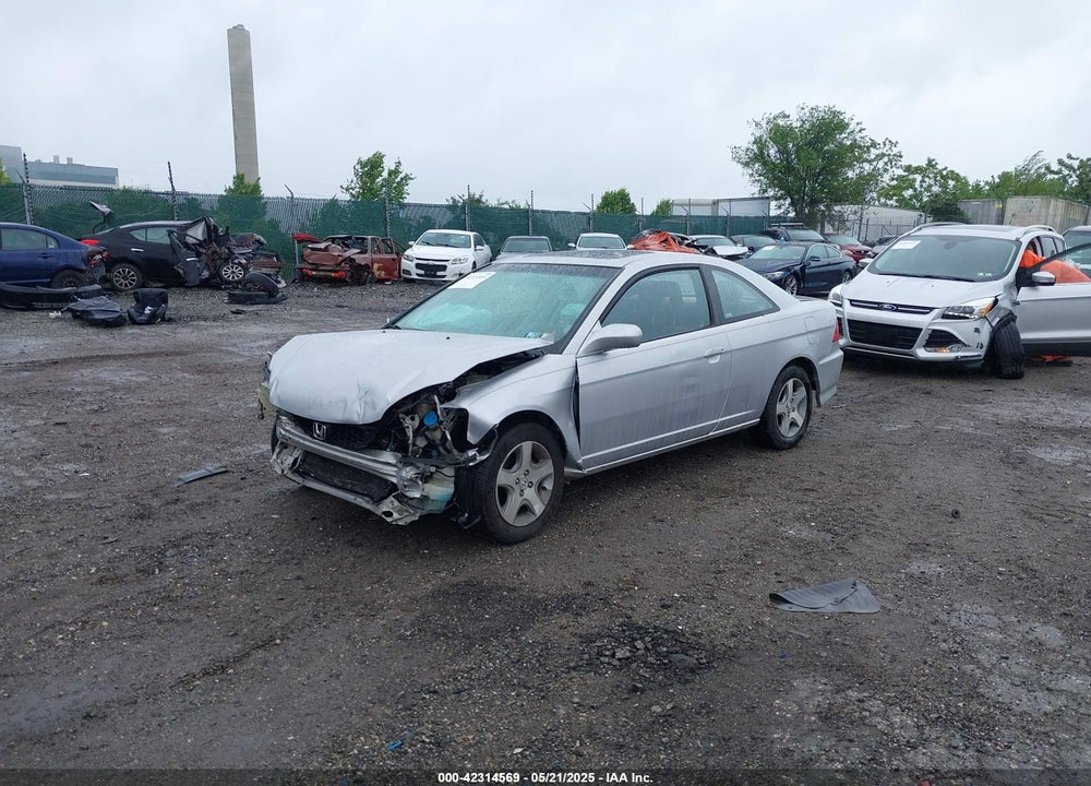 2004 HONDA CIVIC EX VIN: 1HGEM22914L072462