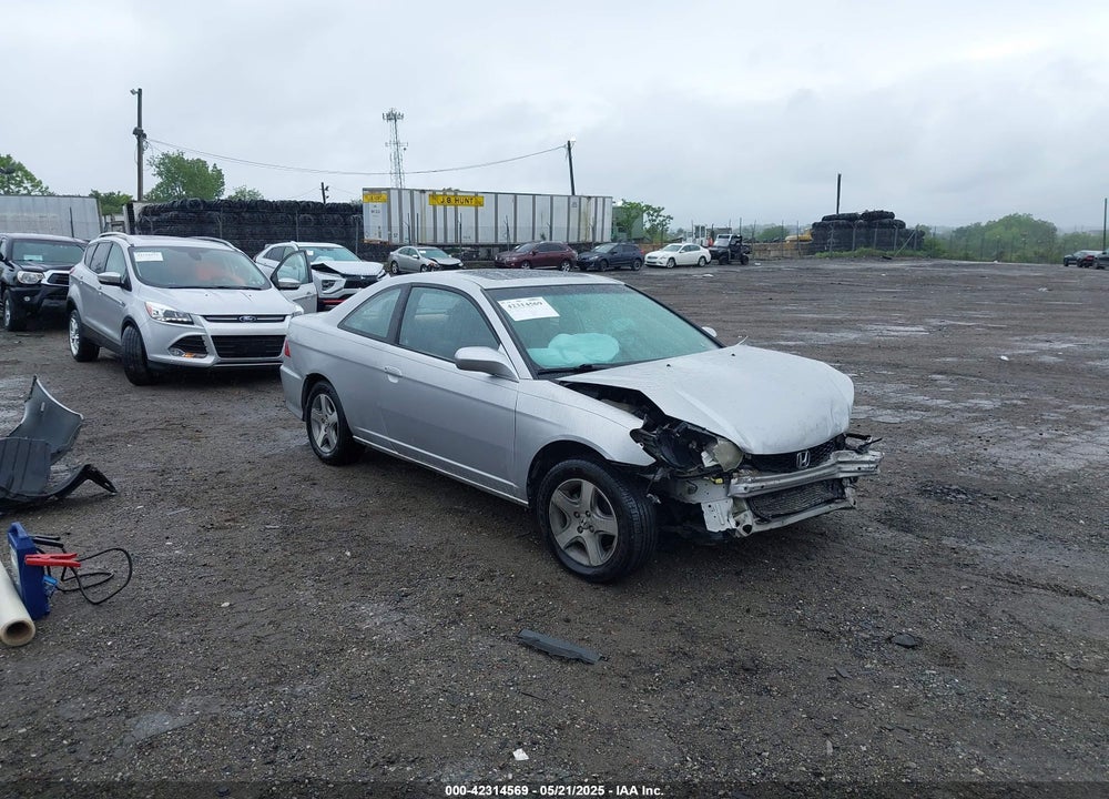2004 HONDA CIVIC EX VIN: 1HGEM22914L072462