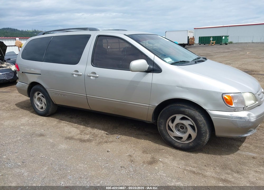 2001 TOYOTA SIENNA XLE VIN: 4T3ZF13C91U395004