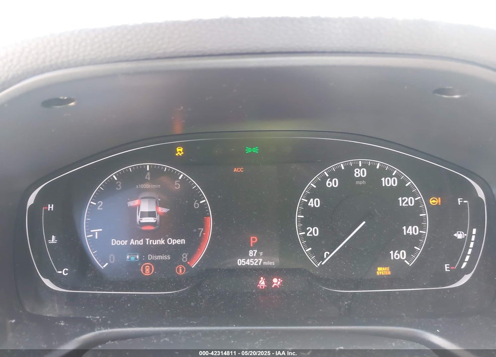 2019 HONDA ACCORD VIN: 1HGCV1F50KA128387