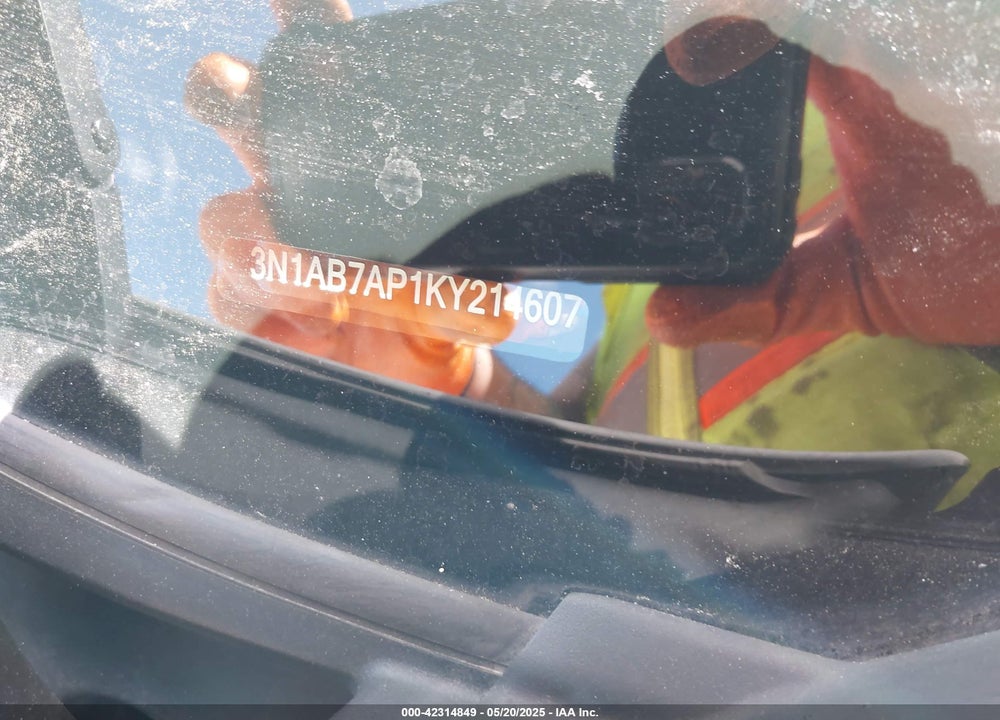 2019 NISSAN SENTRA VIN: 3N1AB7AP1KY214607