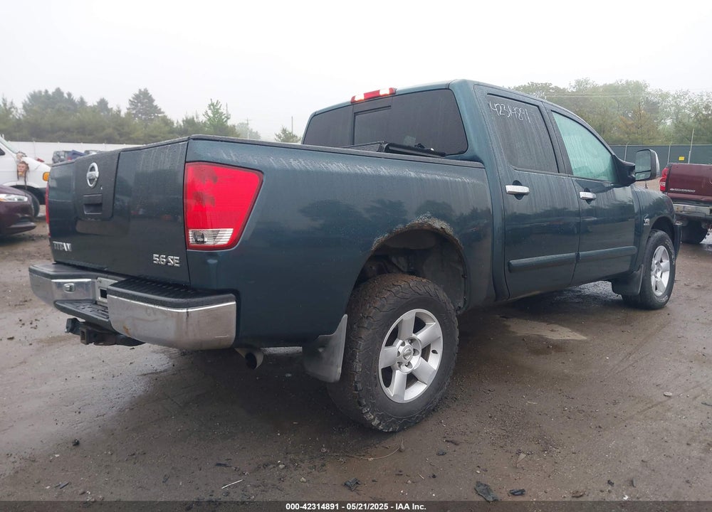2004 NISSAN TITAN SE VIN: 1N6AA07B54N542273
