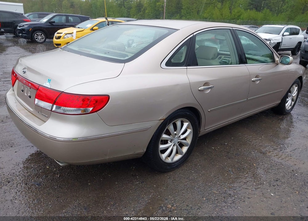 2006 HYUNDAI AZERA VIN: KMHFC46F76A134958