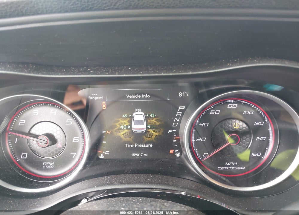 2017 DODGE CHARGER POLICE AWD VIN: 2C3CDXKT7HH655379