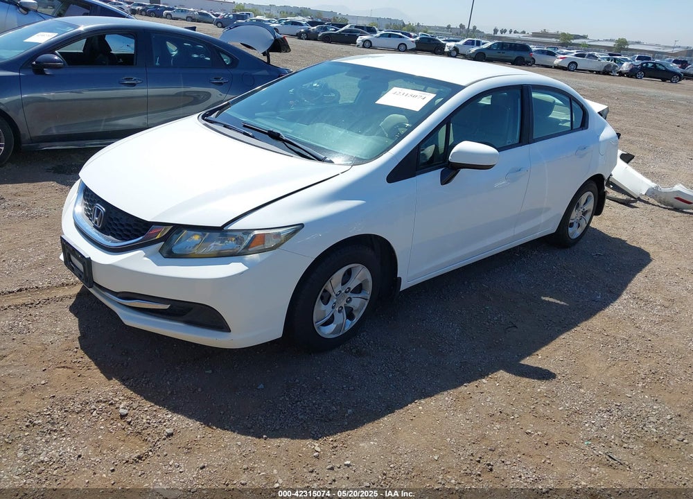 2014 HONDA CIVIC LX VIN: 19XFB2F57EE223993