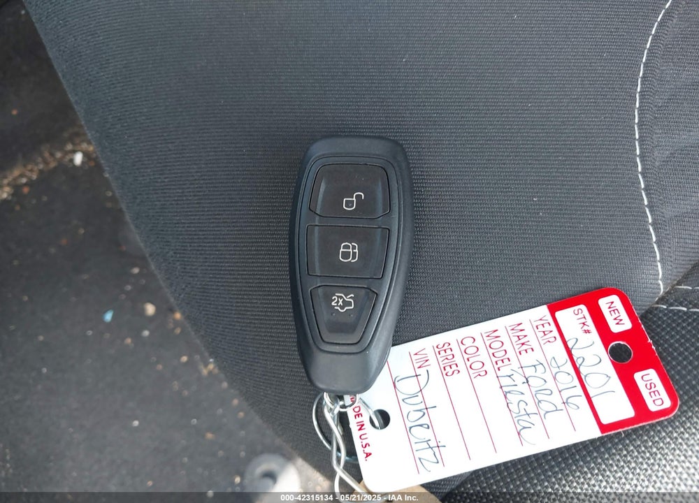 2016 FORD FIESTA ST VIN: 3FADP4GX3GM187996