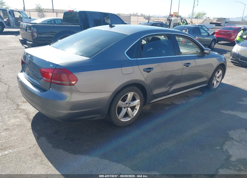 2013 VOLKSWAGEN PASSAT VIN: 1VWBP7A34DC075453