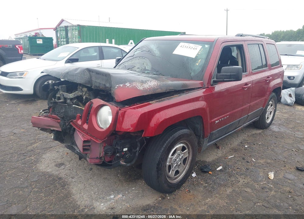 2014 JEEP PATRIOT SPORT VIN: 1C4NJPBA2ED844817