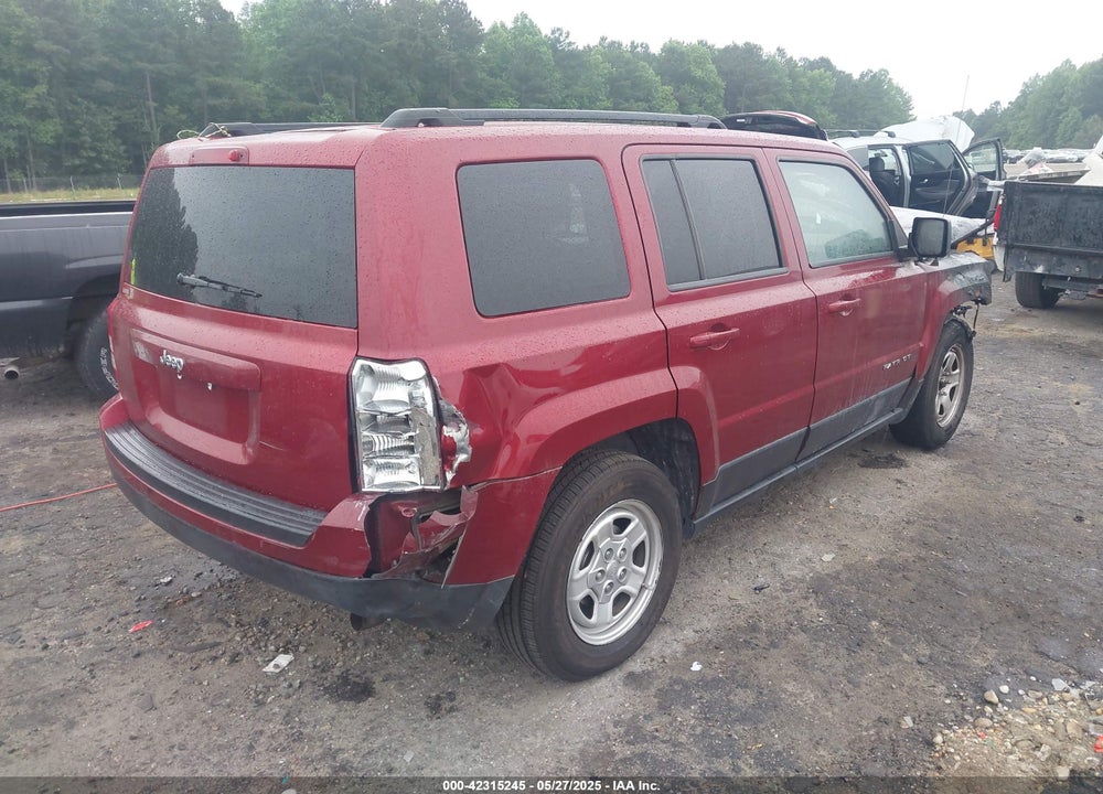 2014 JEEP PATRIOT SPORT VIN: 1C4NJPBA2ED844817