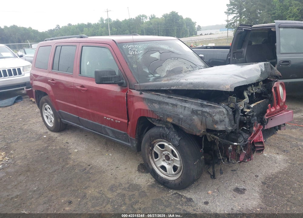2014 JEEP PATRIOT SPORT VIN: 1C4NJPBA2ED844817