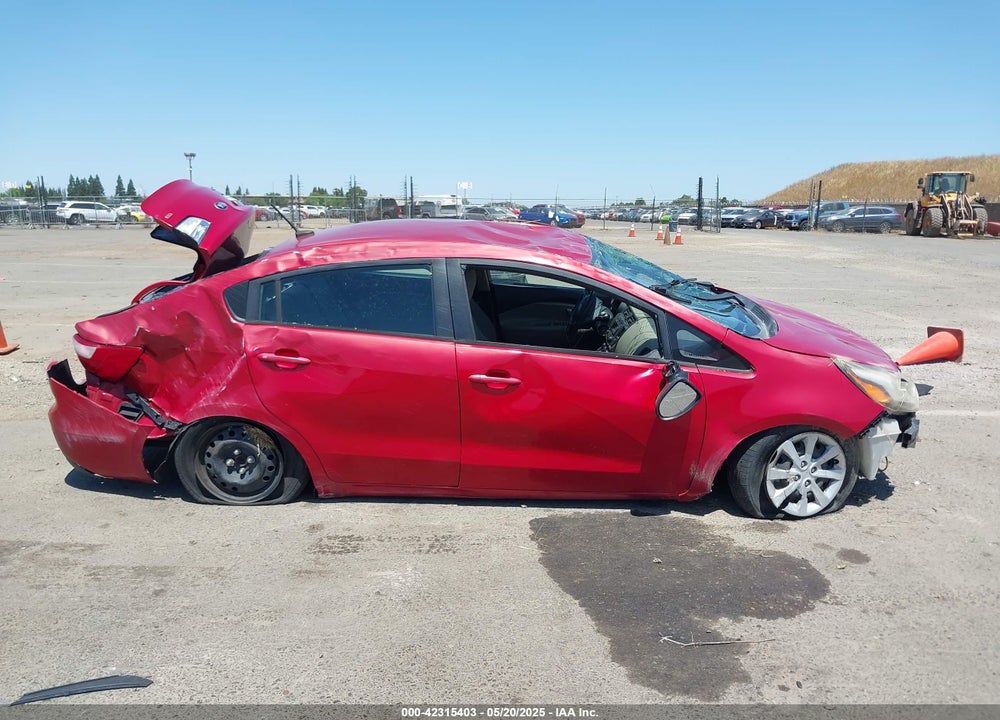 2014 KIA RIO VIN: KNADM4A33E6402991