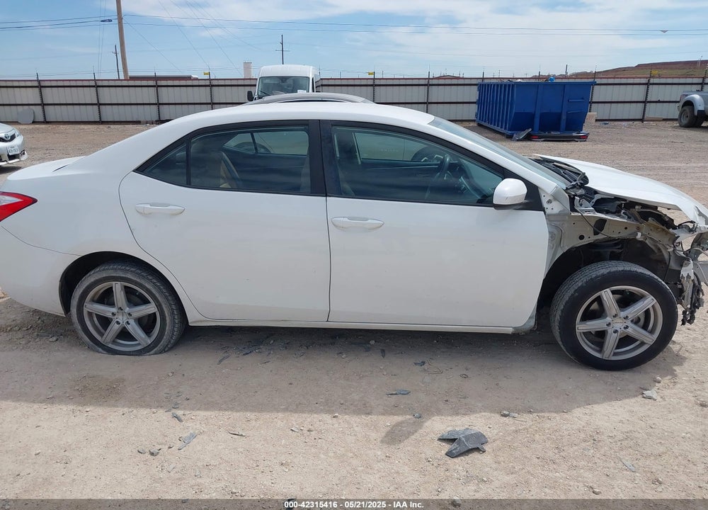 2016 TOYOTA COROLLA LE VIN: 5YFBURHE5GP404297