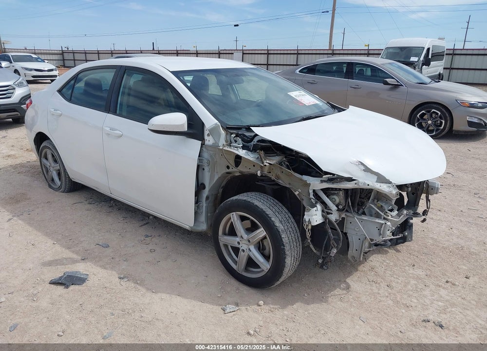 2016 TOYOTA COROLLA LE VIN: 5YFBURHE5GP404297