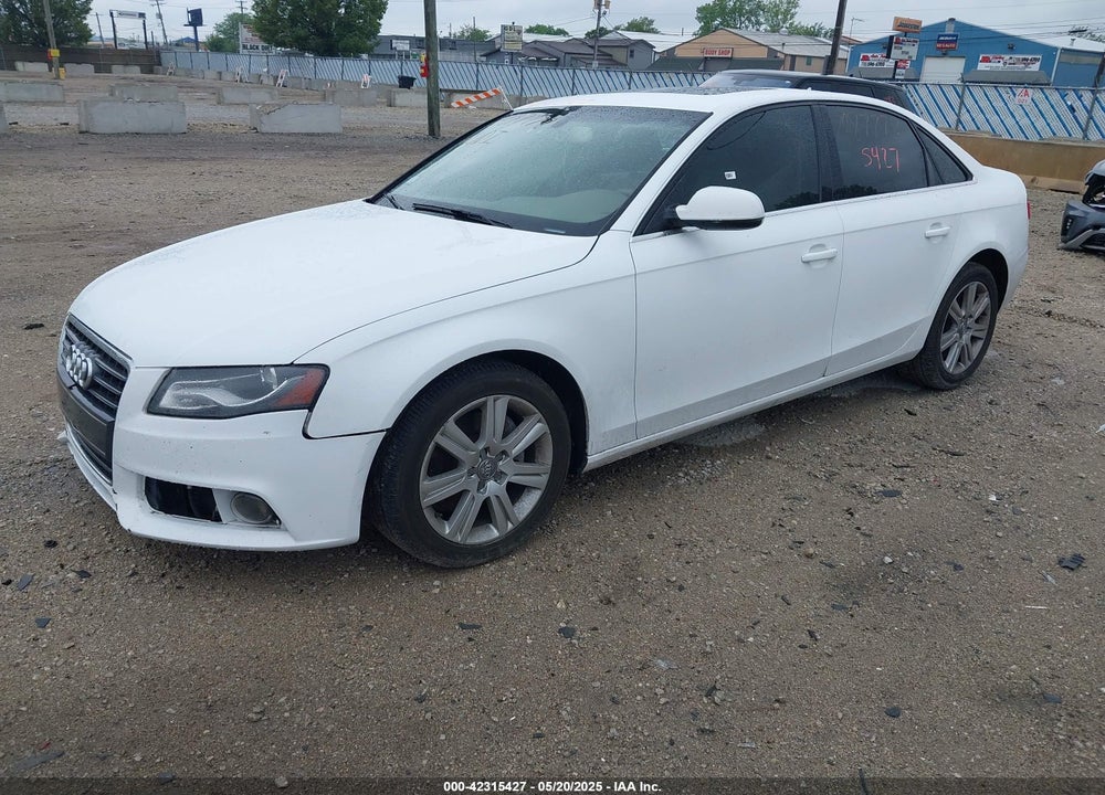 2012 AUDI A4 VIN: WAUBFAFL4CN006208