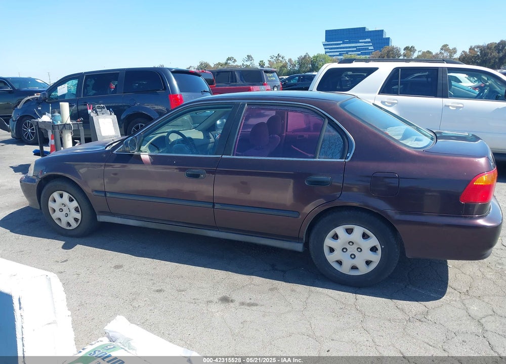 2000 HONDA CIVIC LX VIN: 2HGEJ6677YH587297