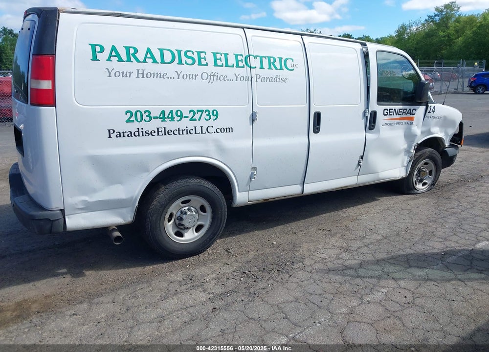 2014 CHEVROLET EXPRESS 2500 WORK VAN VIN: 1GCWGFFA7E1137334
