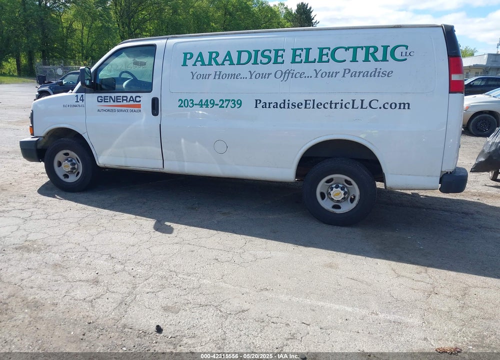 2014 CHEVROLET EXPRESS 2500 WORK VAN VIN: 1GCWGFFA7E1137334