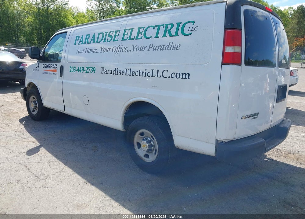 2014 CHEVROLET EXPRESS 2500 WORK VAN VIN: 1GCWGFFA7E1137334