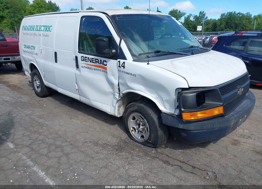 2014 CHEVROLET EXPRESS 2500 WORK VAN VIN: 1GCWGFFA7E1137334