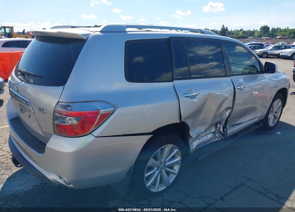 2008 TOYOTA HIGHLANDER HYBRID LIMITED VIN: JTEEW44A182005010