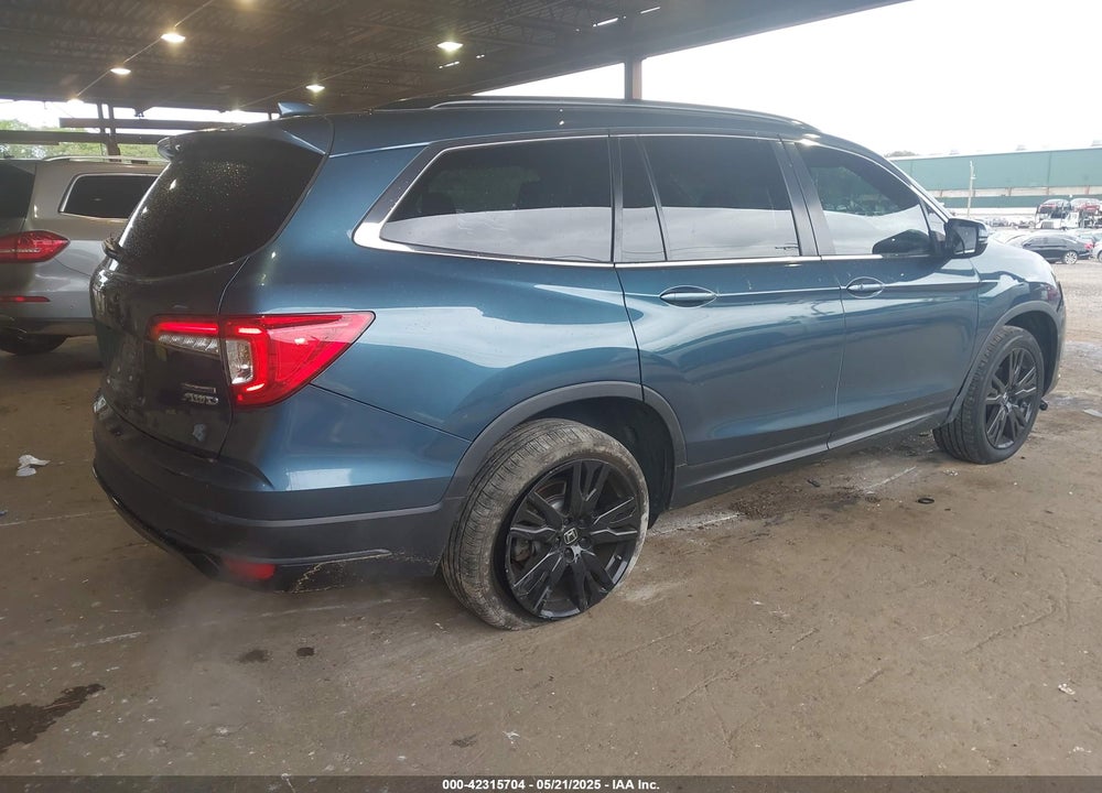 2021 HONDA PILOT VIN: 5FNYF6H27MB096582