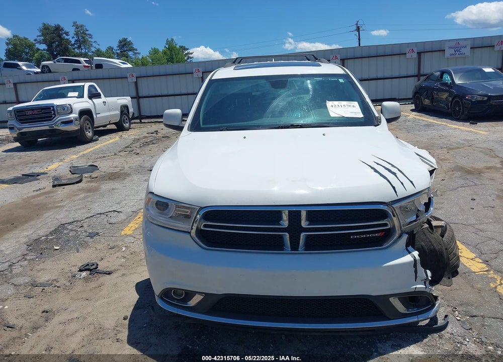 2017 DODGE DURANGO VIN: 1C4RDHAG2HC724384
