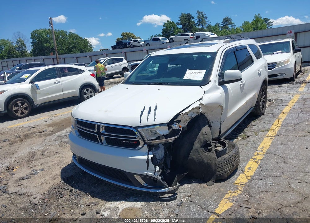 2017 DODGE DURANGO VIN: 1C4RDHAG2HC724384