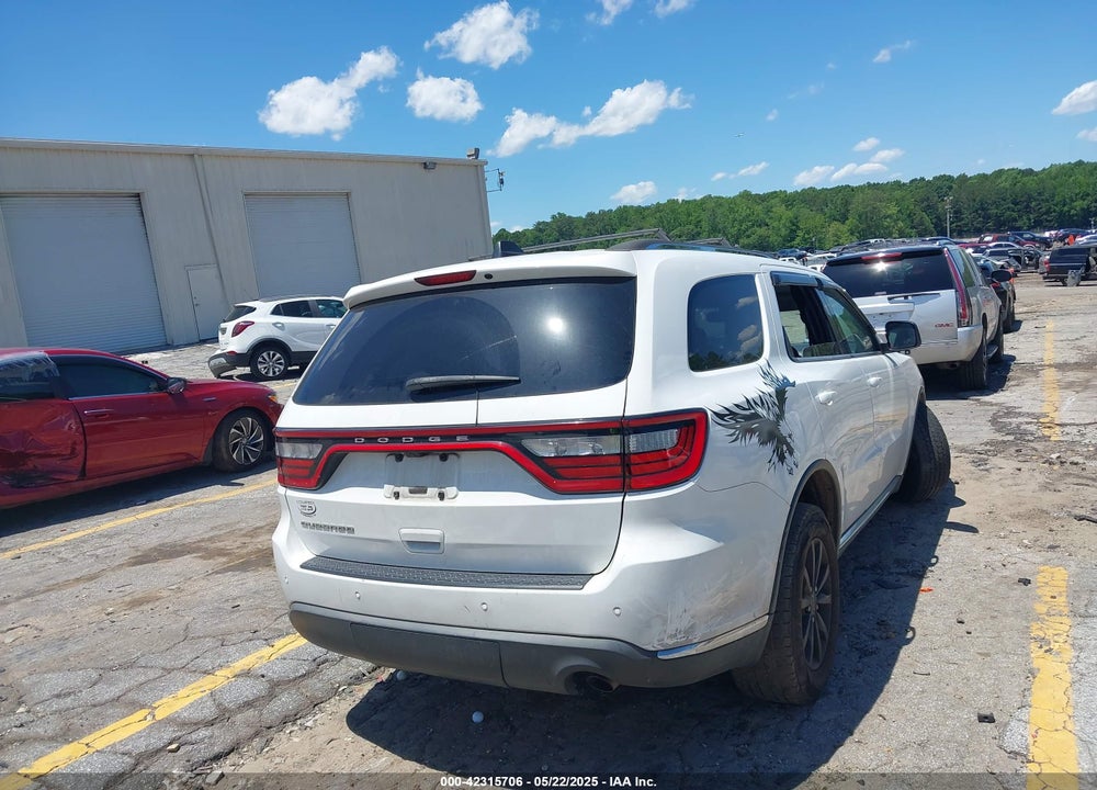 2017 DODGE DURANGO VIN: 1C4RDHAG2HC724384