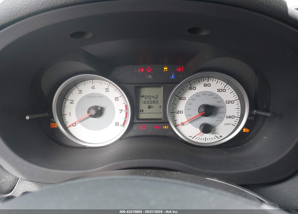 2012 SUBARU IMPREZA VIN: JF1GPAC6XCG243512