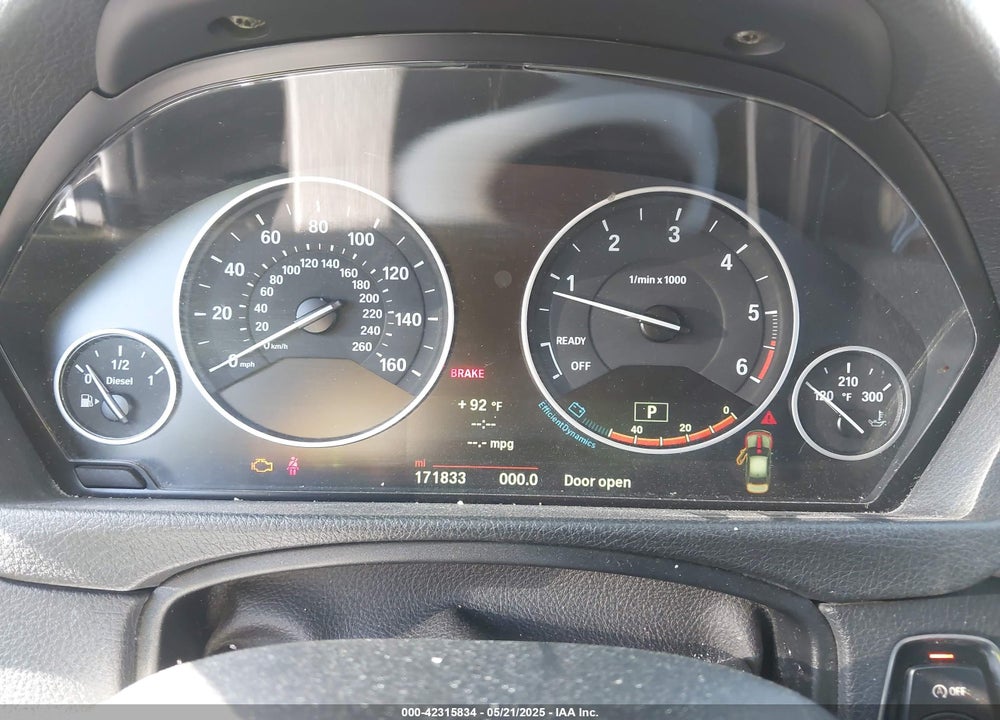 2014 BMW 328D VIN: WBA3D3C59EK153544