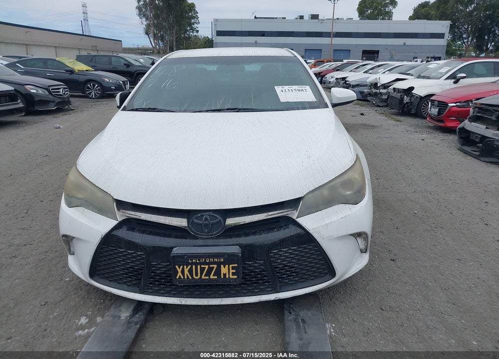 2015 TOYOTA CAMRY SE VIN: 4T1BF1FK4FU979766