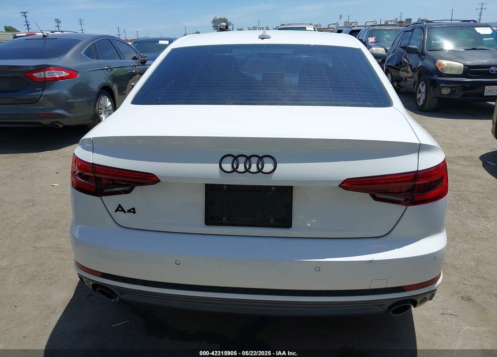2017 AUDI A4 2.0T PREMIUM VIN: WAULNAF47HN023818