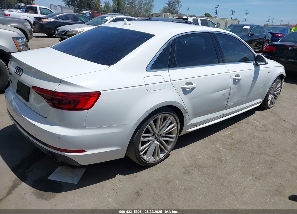 2017 AUDI A4 2.0T PREMIUM VIN: WAULNAF47HN023818