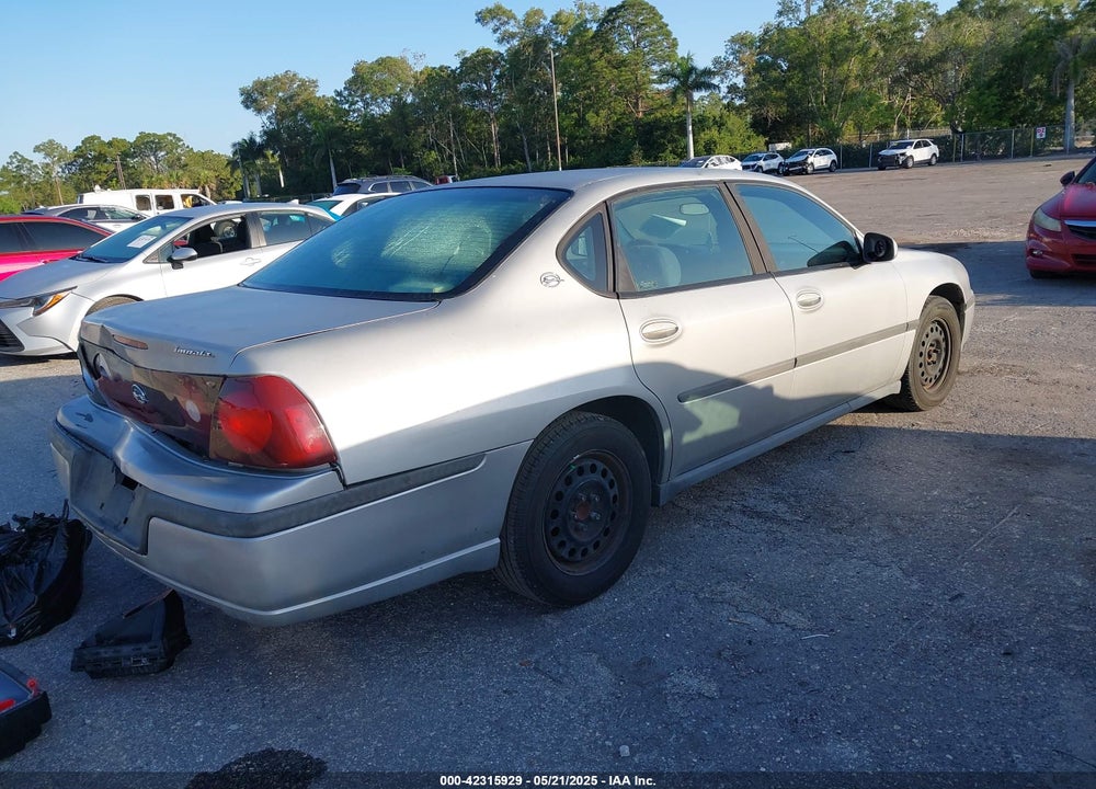 2003 CHEVROLET IMPALA VIN: 2G1WF52EX39348213