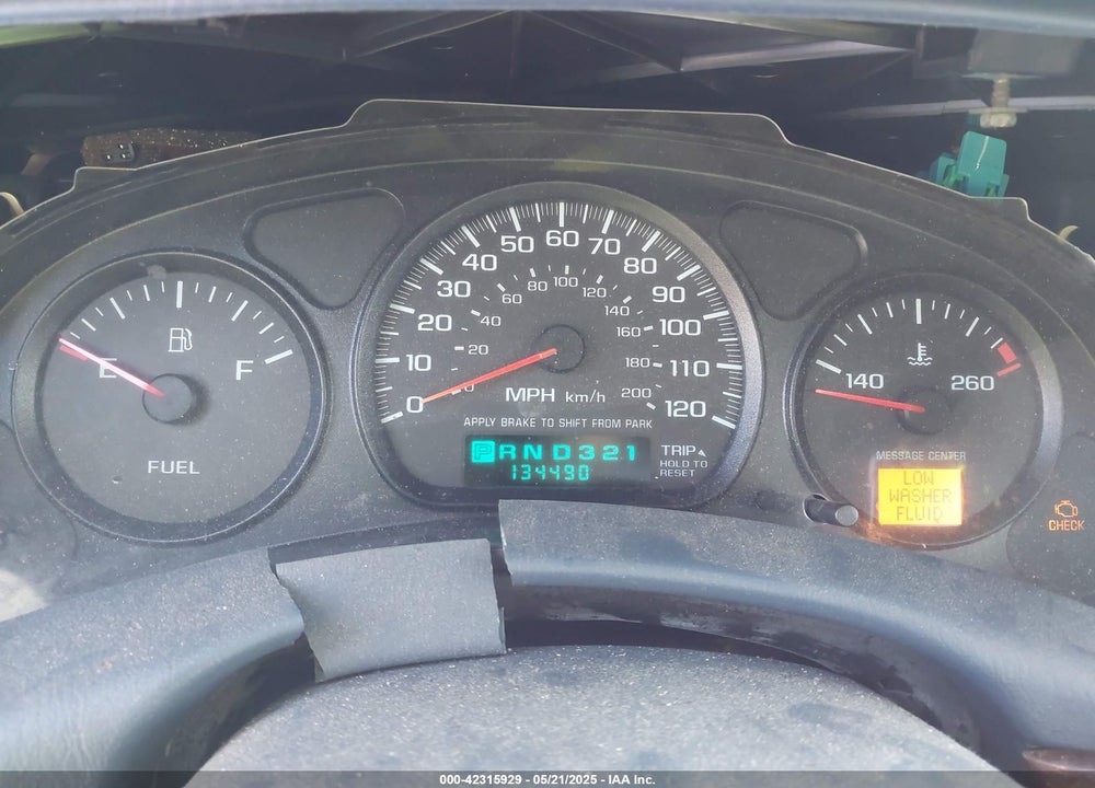 2003 CHEVROLET IMPALA VIN: 2G1WF52EX39348213