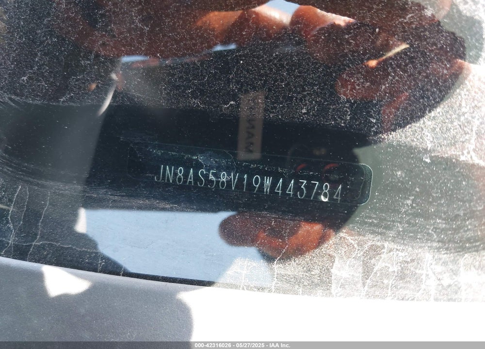 2009 NISSAN ROGUE VIN: JN8AS58V19W443784