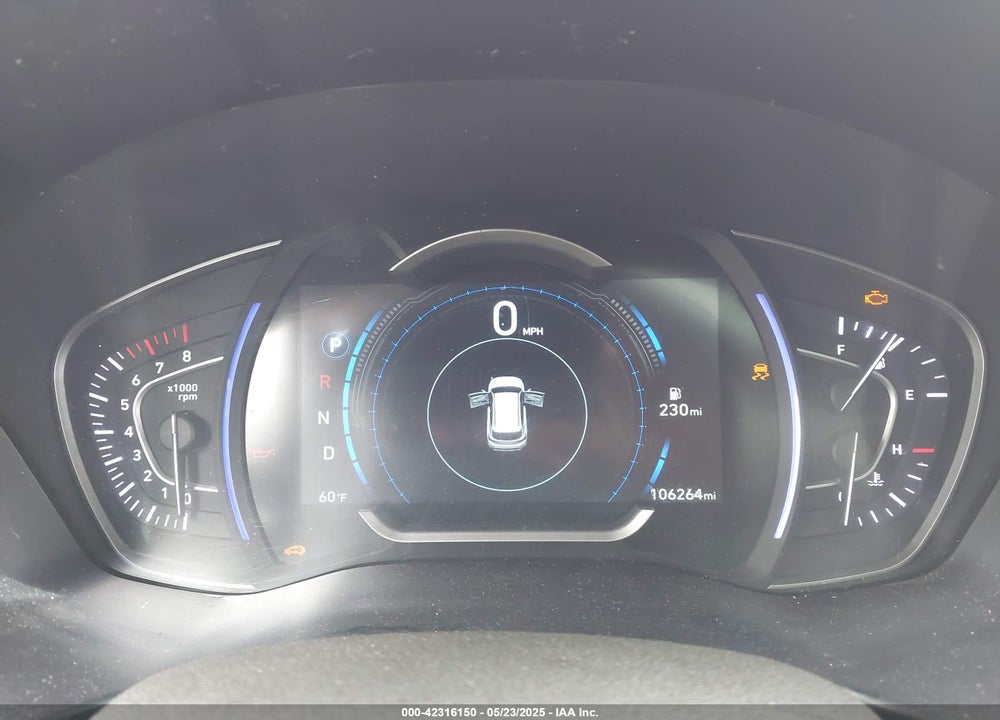 2019 HYUNDAI SANTA FE VIN: 5NMS5CAD9KH026094