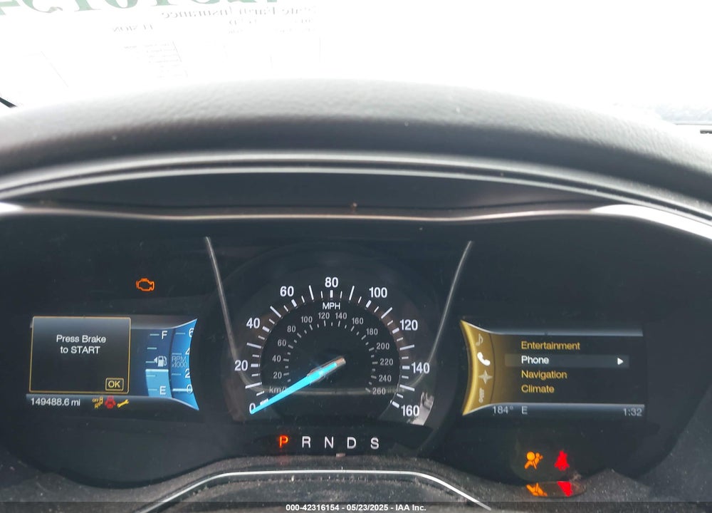 2014 FORD FUSION VIN: 3FA6P0D93ER225363