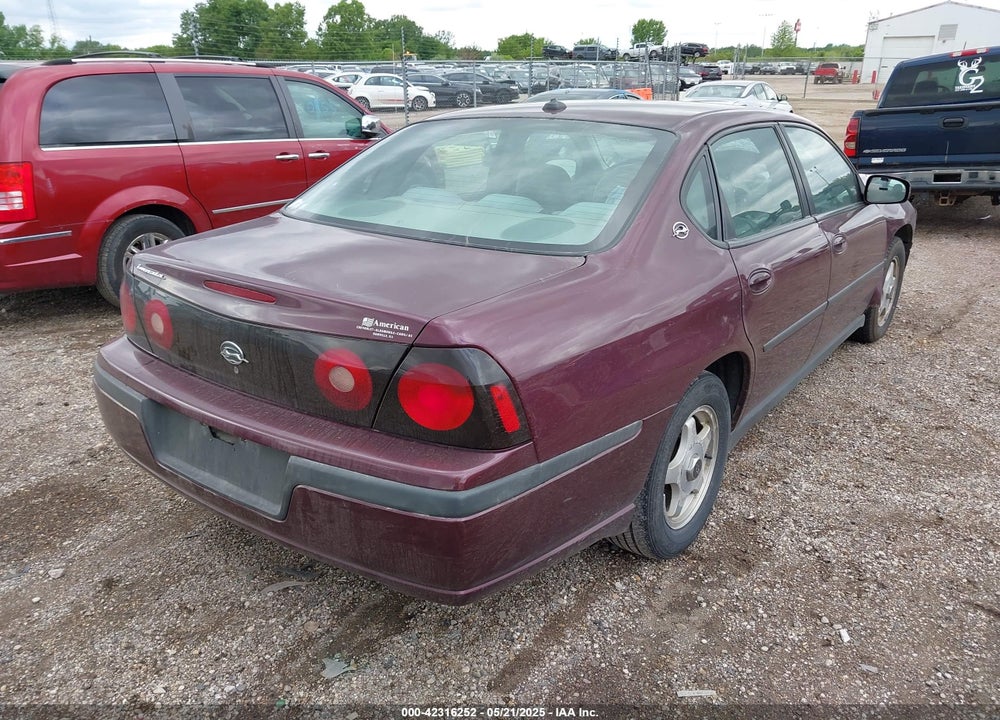 2004 CHEVROLET IMPALA VIN: 2G1WF52E949331209