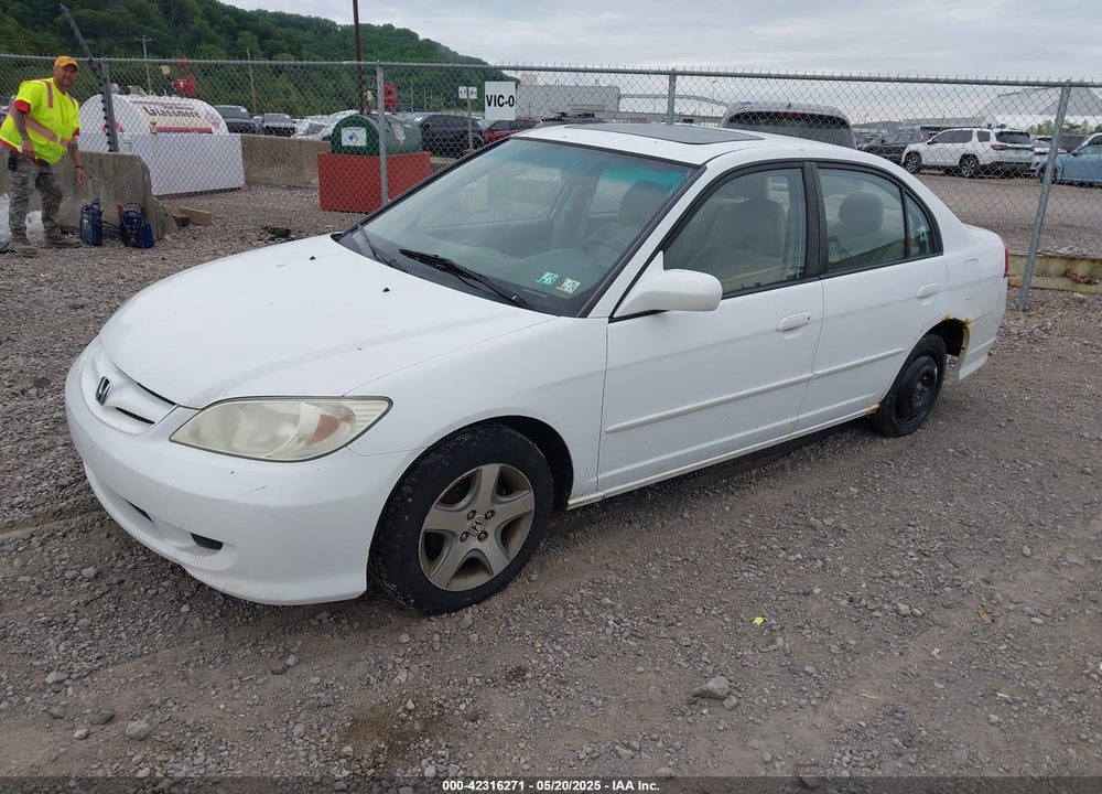 2004 HONDA CIVIC EX VIN: 2HGES26704H529449