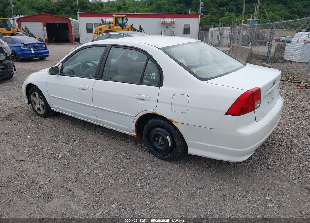 2004 HONDA CIVIC EX VIN: 2HGES26704H529449