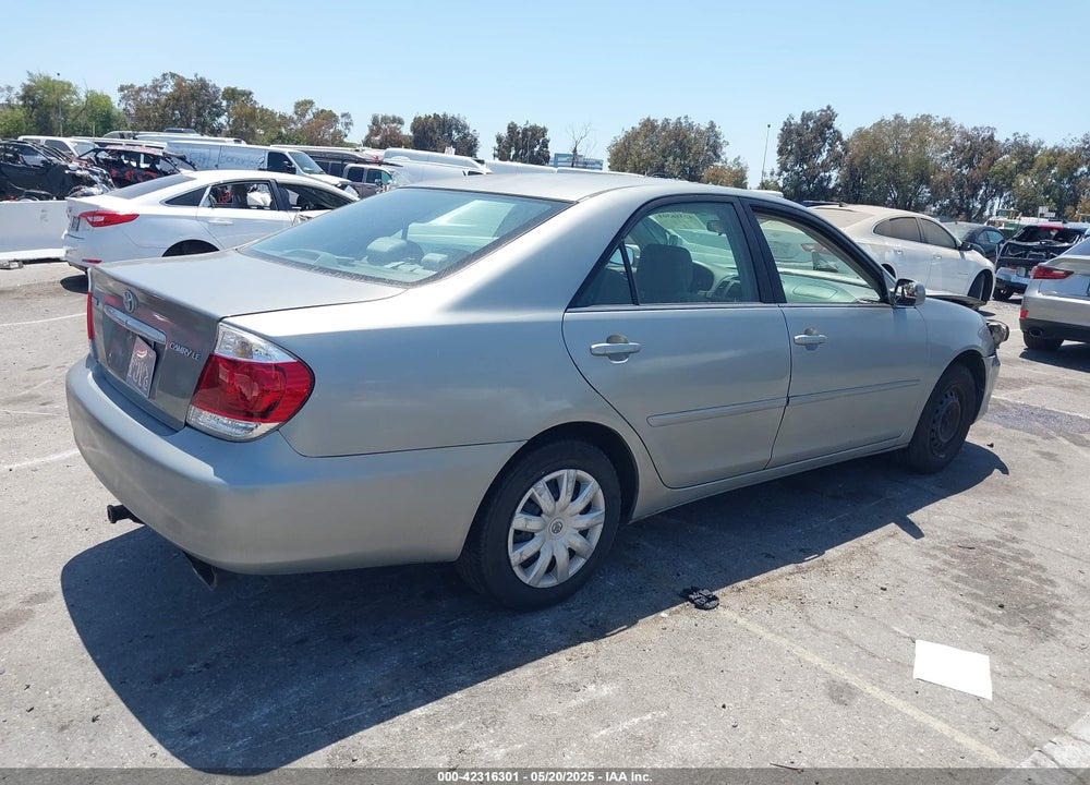 2005 TOYOTA CAMRY LE VIN: 4T1BE32K75U572107