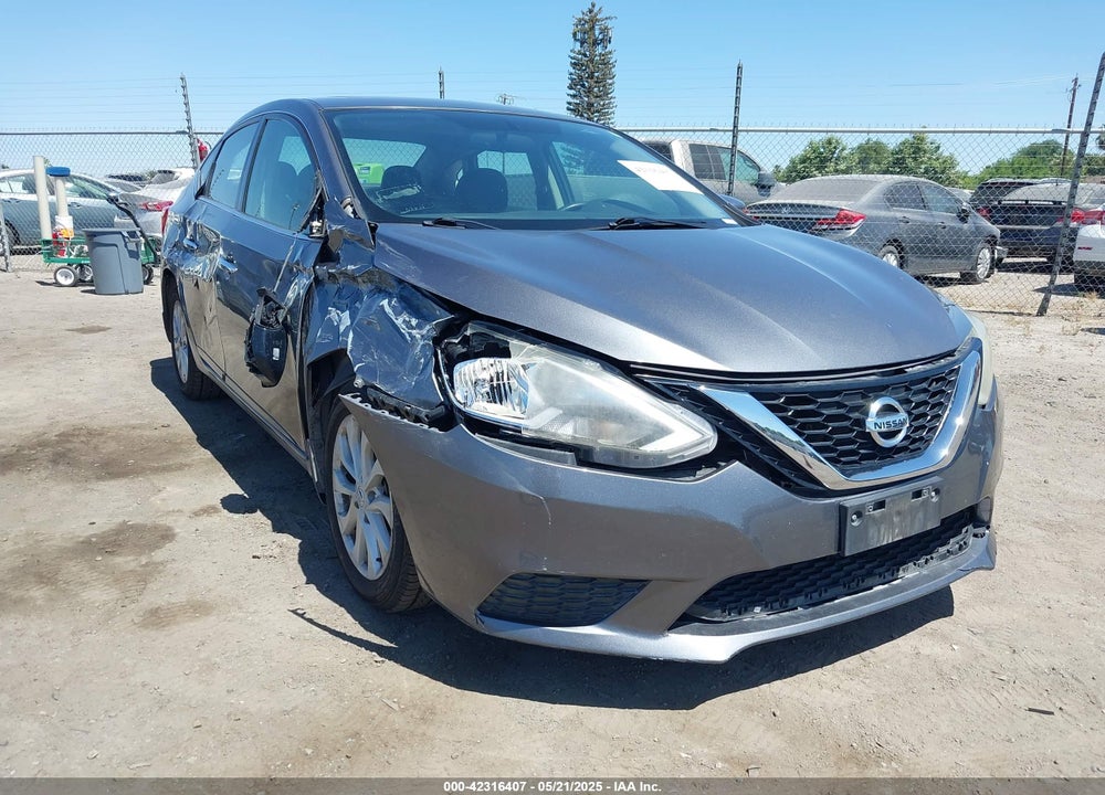 2017 NISSAN SENTRA SV VIN: 3N1AB7AP7HY395236