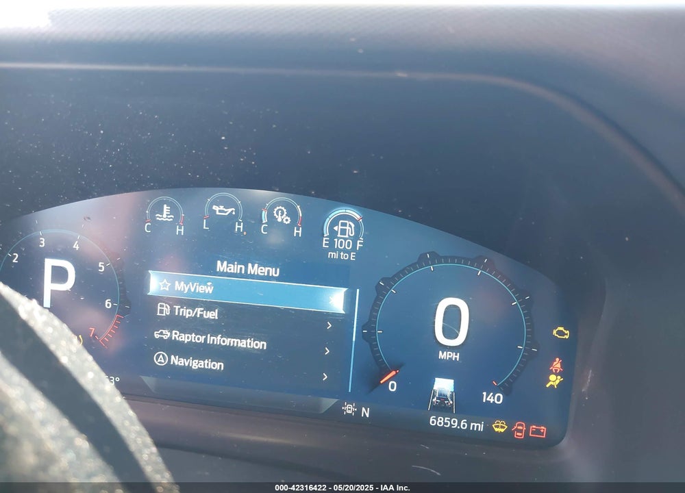2023 FORD BRONCO RAPTOR VIN: 1FMEE5JR7PLC04106