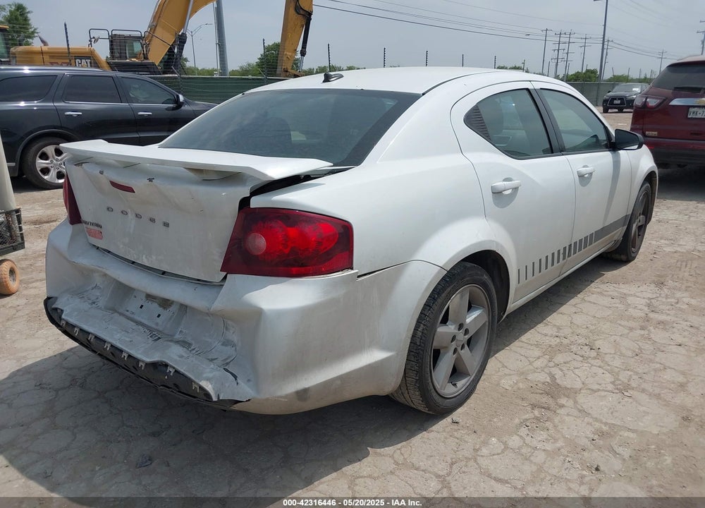 2012 DODGE AVENGER VIN: 1C3CDZAB3CN147348