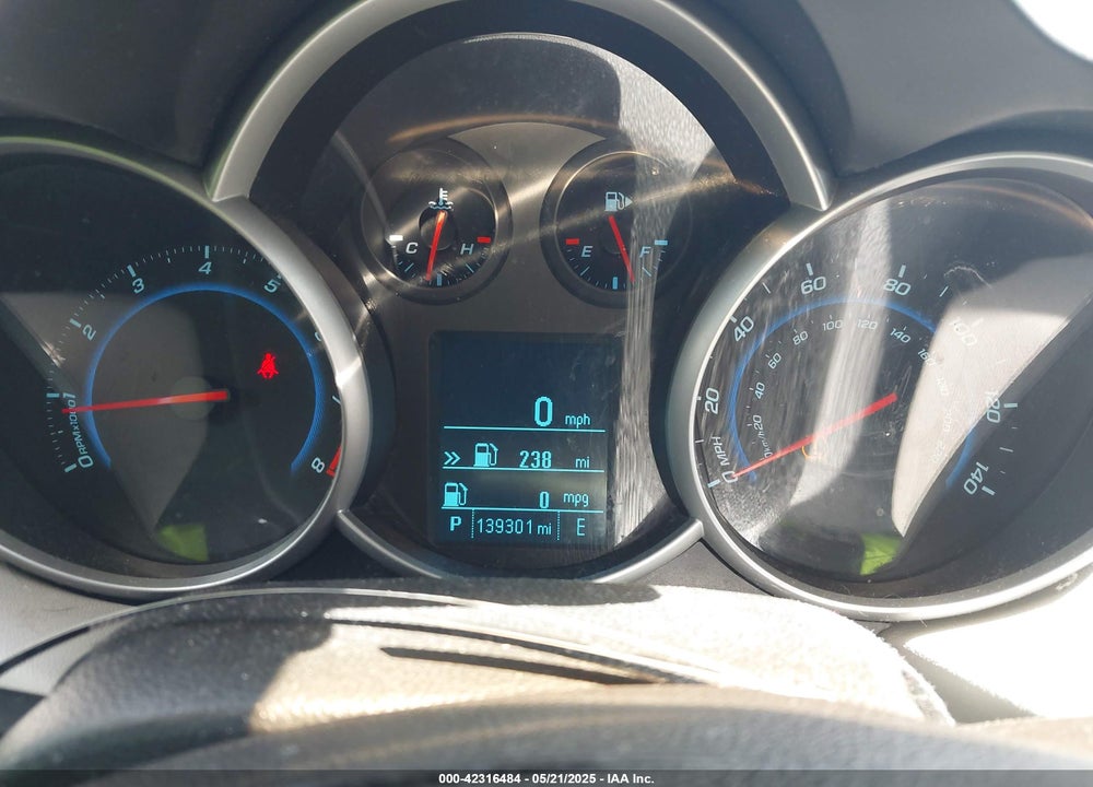 2012 CHEVROLET CRUZE VIN: 1G1PC5SH2C7276075