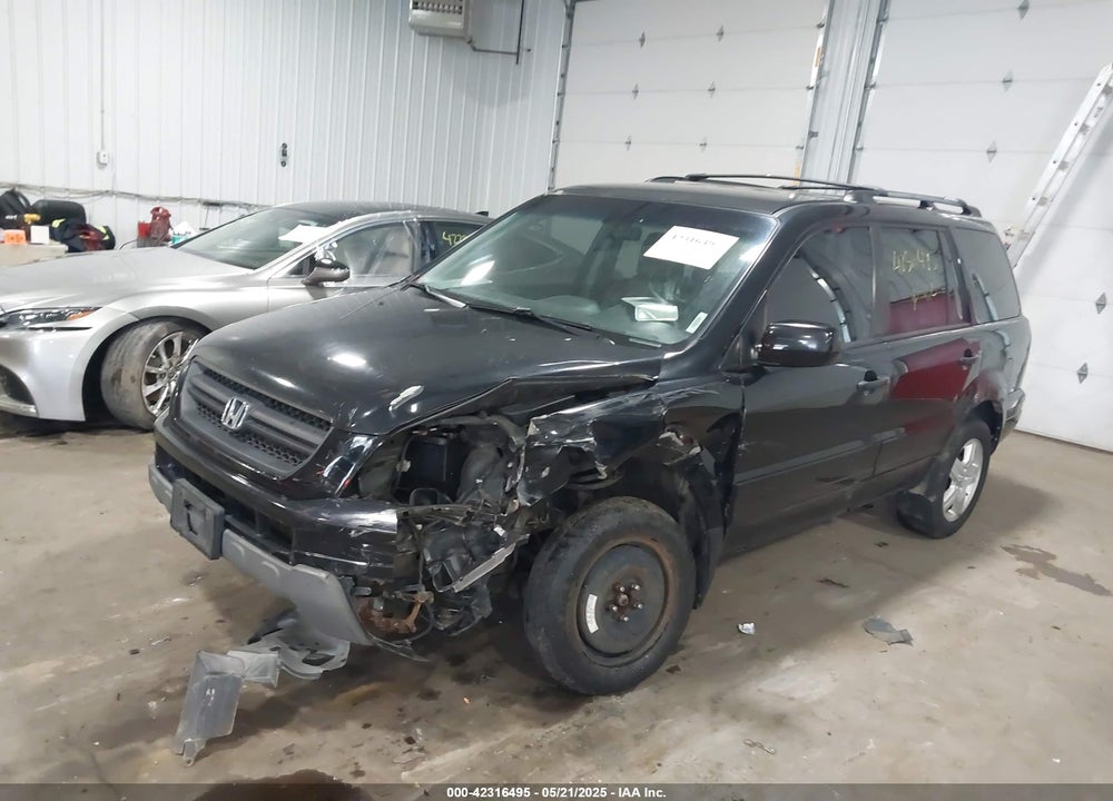 2004 HONDA PILOT EX-L VIN: 2HKYF18624H591733