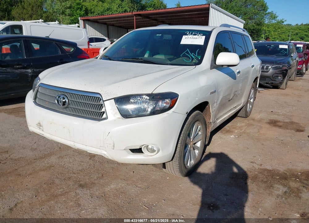 2009 TOYOTA HIGHLANDER HYBRID LIMITED VIN: JTEEW44A092033656