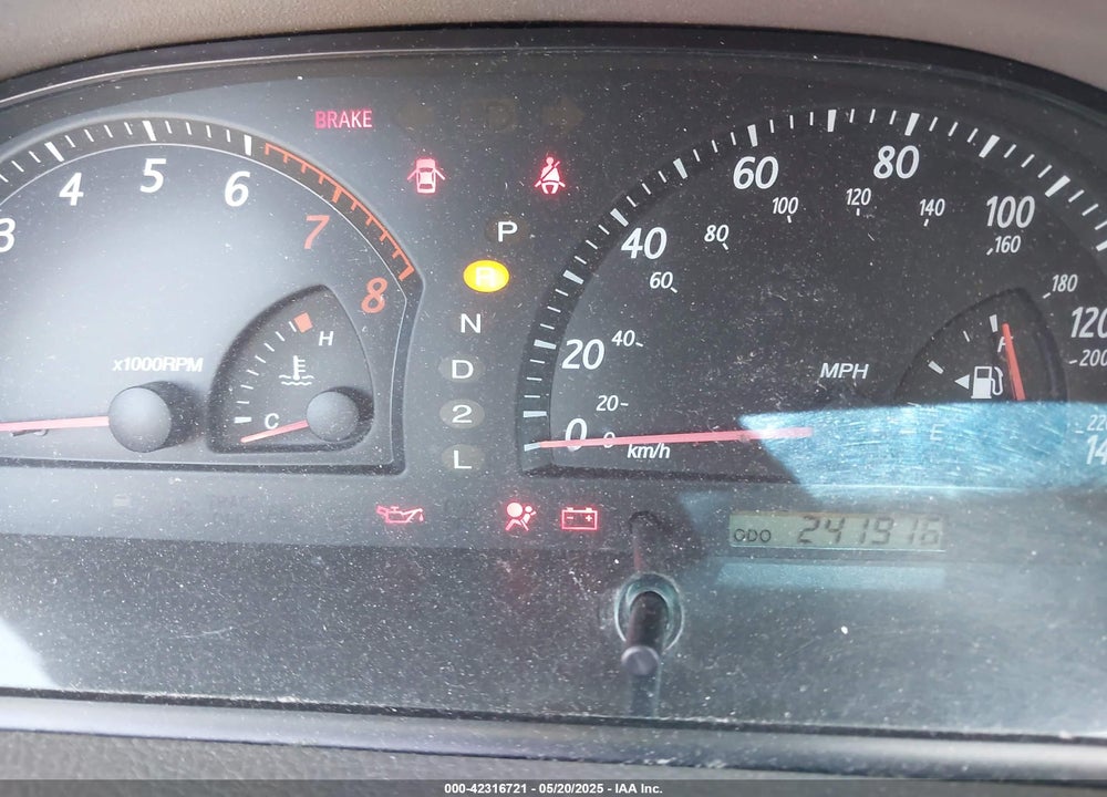 2002 TOYOTA CAMRY VIN: JTDBE32K820065062